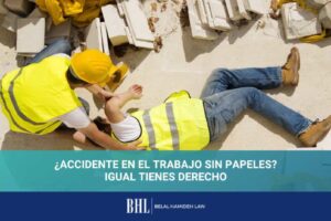 Accidente Laboral Trabajador sin papeles